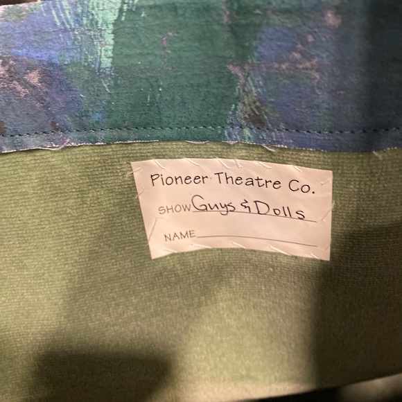 Hand painted large oversized bag.Guys and dolls theater. Buy one get one free - Picture 5 of 10